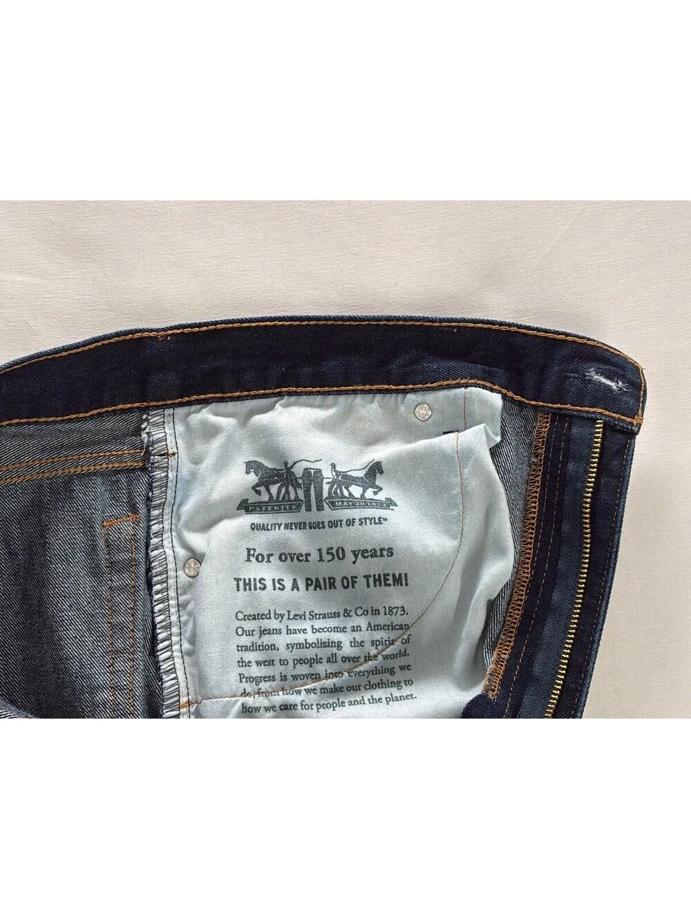 Modern Levis 517 Bootcut Jeans Dark Wash Western Cowboy Fit